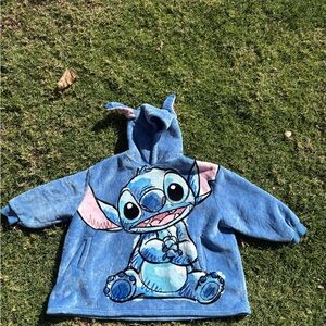 Disney Blue and Pink Stitch Kids Hoodie